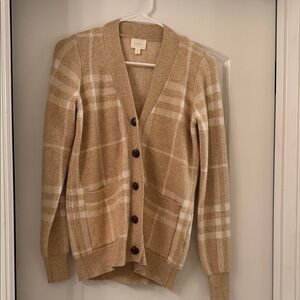 Cyrus Tan Plaid Women's Cardigan